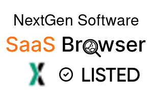 NextGen Software - SaaS Browser Verified Badge