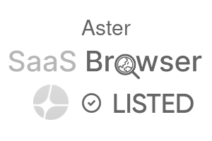 Aster - SaaS Browser Verified Badge