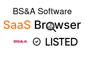 BS&A Software - SaaS Browser Verified Badge