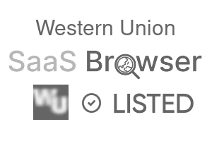 Western Union - SaaS Browser Verified Badge