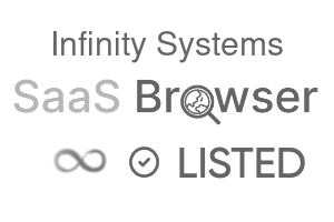 Infinity Systems - SaaS Browser Verified Badge