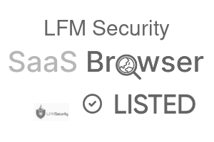 LFM Security - SaaS Browser Verified Badge