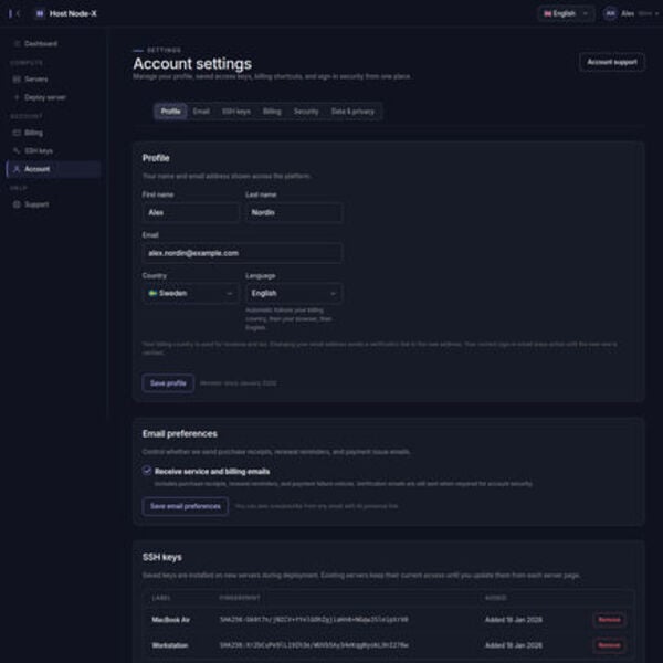 HostNodex Screenshot 9