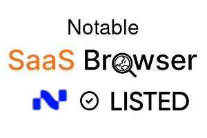 Notable - SaaS Browser Verified Badge
