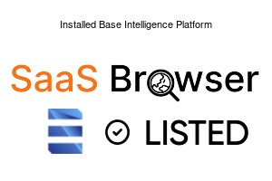 Installed Base Intelligence Platform - SaaS Browser Verified Badge