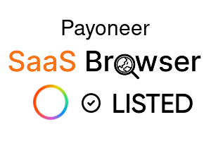 Payoneer - SaaS Browser Verified Badge