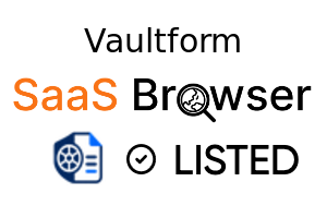 Vaultform - SaaS Browser Verified Badge