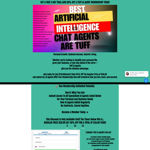 Tuff AI Agents Screenshot