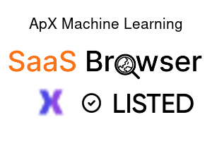 ApX Machine Learning - SaaS Browser Verified Badge
