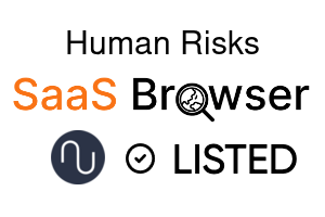 Human Risks - SaaS Browser Verified Badge