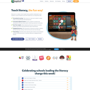 LiteracyPlanet Screenshot