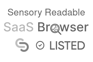 Sensory Readable - SaaS Browser Verified Badge