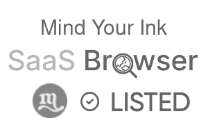 Mind Your Ink - SaaS Browser Verified Badge