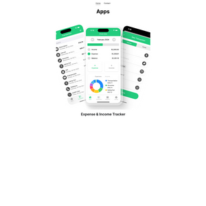 Expense & Income Tracker Screenshot