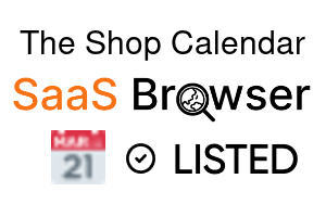 The Shop Calendar - SaaS Browser Verified Badge