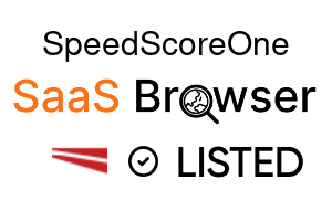 SpeedScoreOne - SaaS Browser Verified Badge