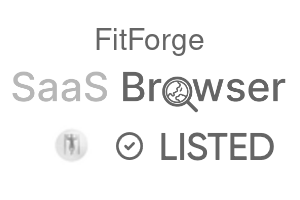 FitForge - SaaS Browser Verified Badge