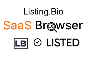 Listing.Bio - SaaS Browser Verified Badge