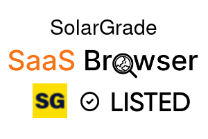 SolarGrade - SaaS Browser Verified Badge