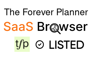 The Forever Planner - SaaS Browser Verified Badge