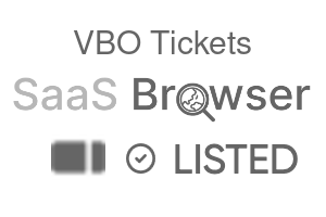 VBO Tickets - SaaS Browser Verified Badge