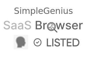 SimpleGenius - SaaS Browser Verified Badge