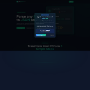 PDF Parser Screenshot