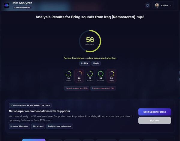 Mix Analyzer Screenshot 8