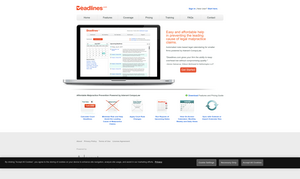 Deadlines.com Screenshot