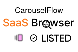 CarouselFlow - SaaS Browser Verified Badge