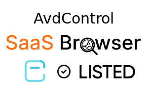 AvdControl - SaaS Browser Verified Badge