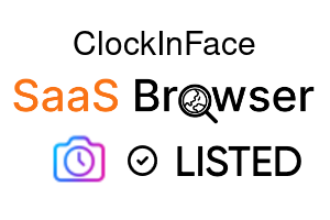ClockInFace - SaaS Browser Verified Badge
