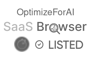 OptimizeForAI - SaaS Browser Verified Badge