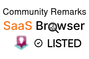 Community Remarks - SaaS Browser Verified Badge
