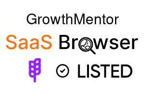 GrowthMentor - SaaS Browser Verified Badge