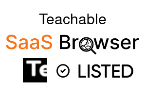 Teachable - SaaS Browser Verified Badge