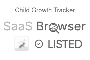 Child Growth Tracker - SaaS Browser Verified Badge