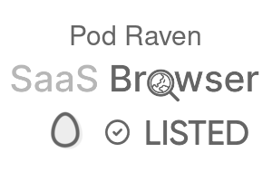 Pod Raven - SaaS Browser Verified Badge