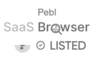 Pebl - SaaS Browser Verified Badge