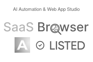 AI Automation & Web App Studio - SaaS Browser Verified Badge