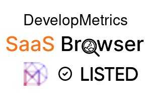 DevelopMetrics - SaaS Browser Verified Badge