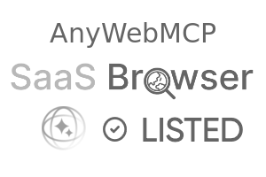 AnyWebMCP - SaaS Browser Verified Badge