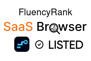 FluencyRank - SaaS Browser Verified Badge