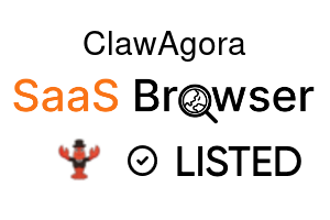 ClawAgora - SaaS Browser Verified Badge