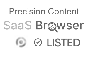 Precision Content - SaaS Browser Verified Badge