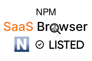 NPM - SaaS Browser Verified Badge