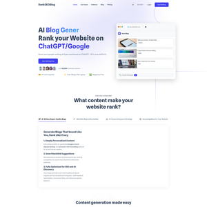 RankSEOBlog Screenshot