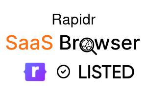 Rapidr - SaaS Browser Verified Badge