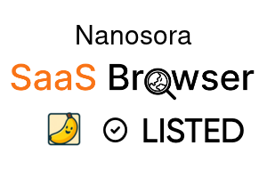 Nanosora - SaaS Browser Verified Badge