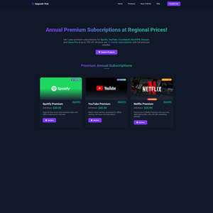Upgrade Hub Screenshot
